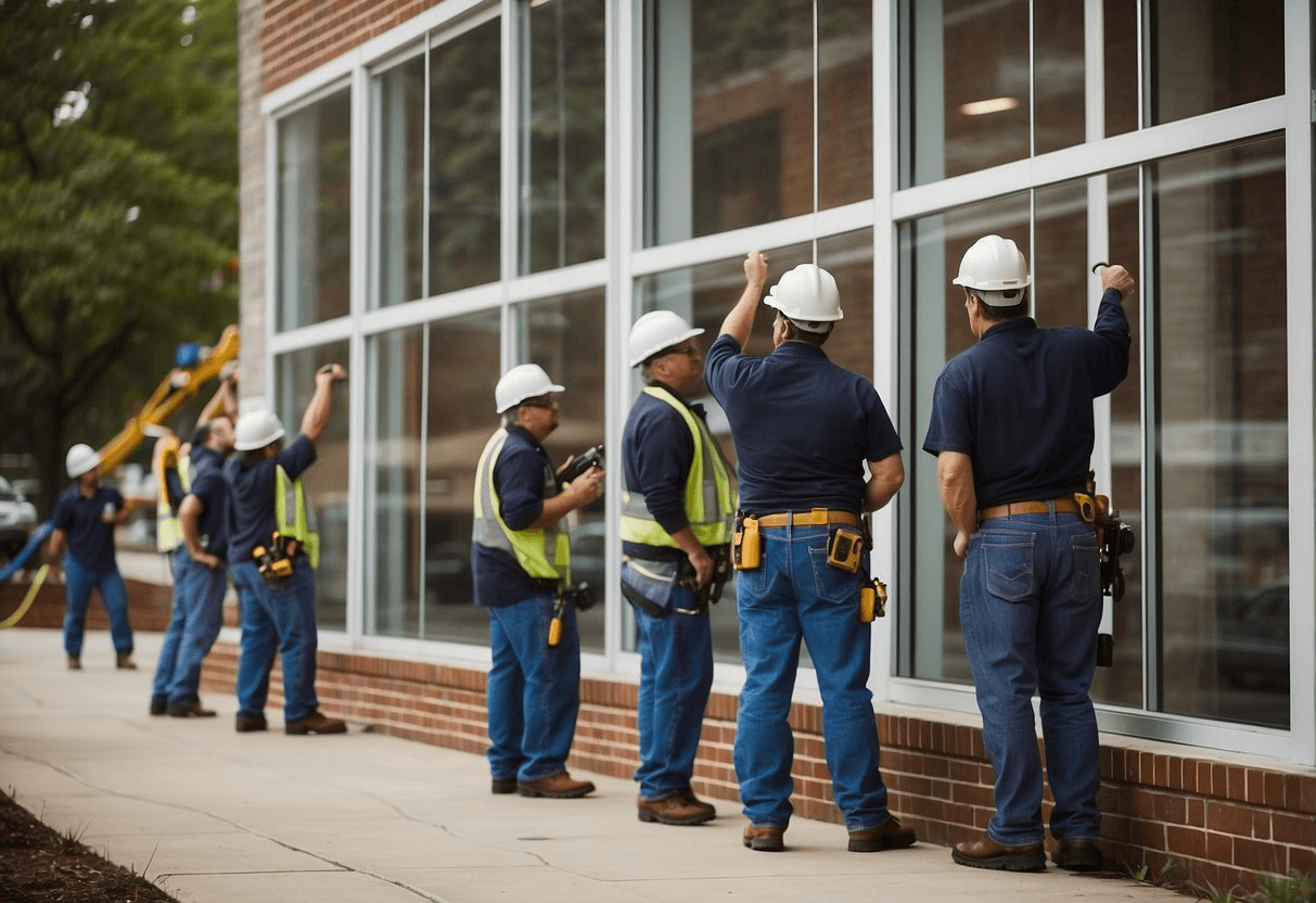 Commercial window installation services in Raleigh NC