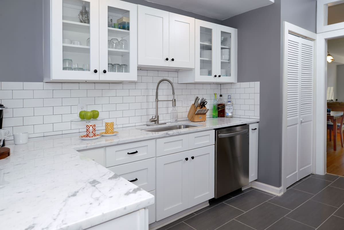 Classic White Kitchen Remodel — Karma Construction Group