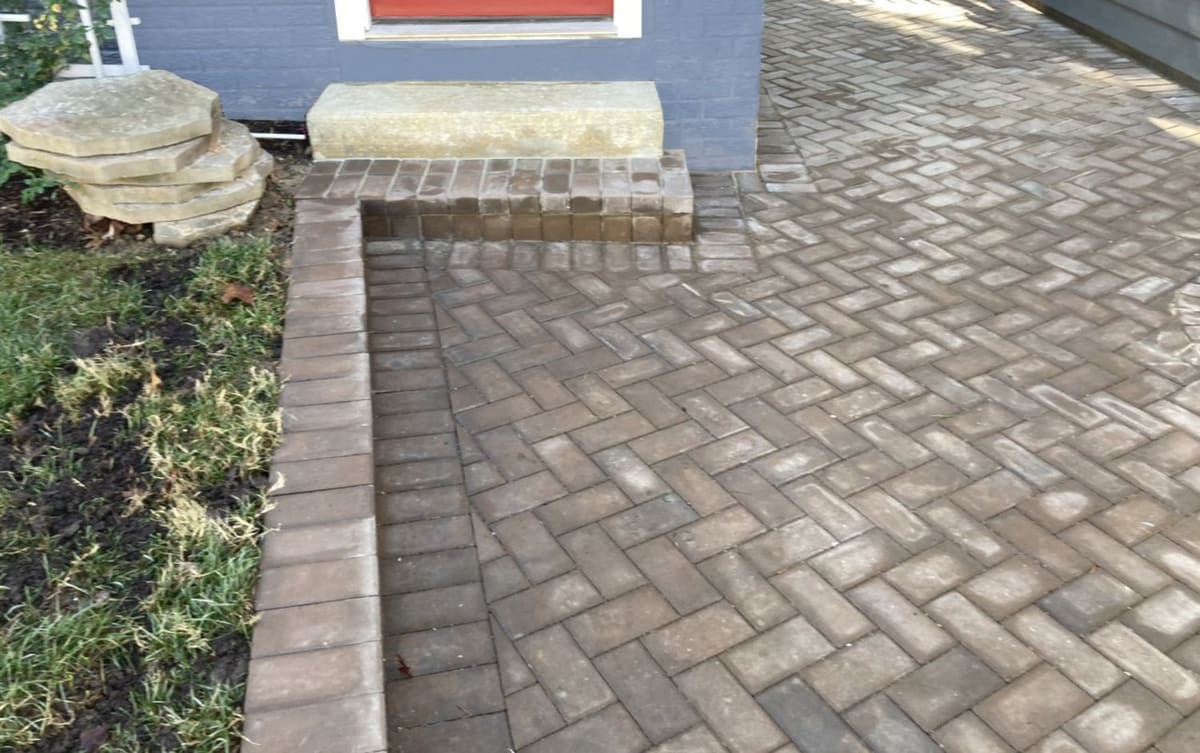 Deck & Herringbone Paver Patio — Karma Construction Group