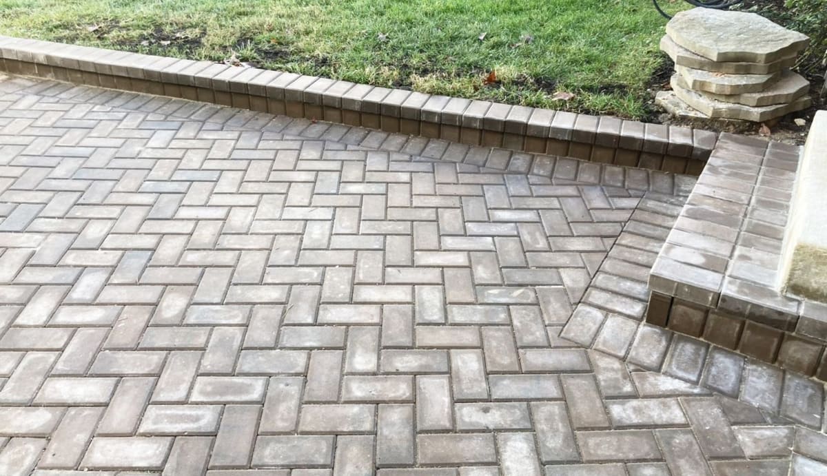 Deck & Herringbone Paver Patio — Karma Construction Group