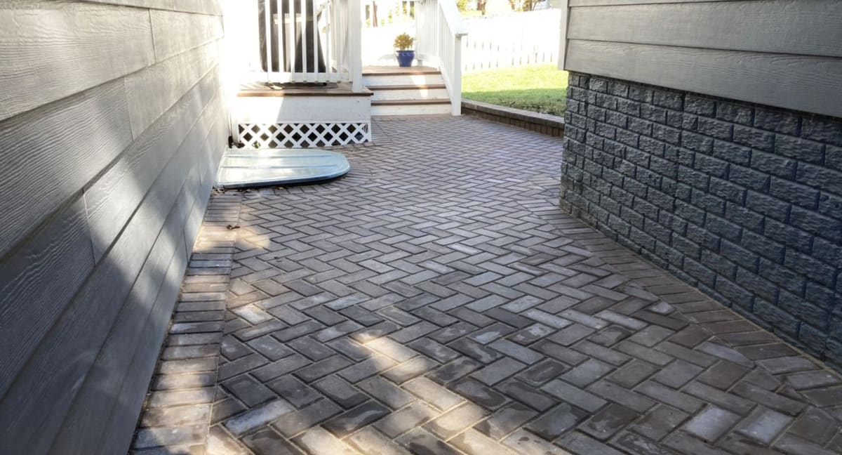 Deck & Herringbone Paver Patio — Karma Construction Group