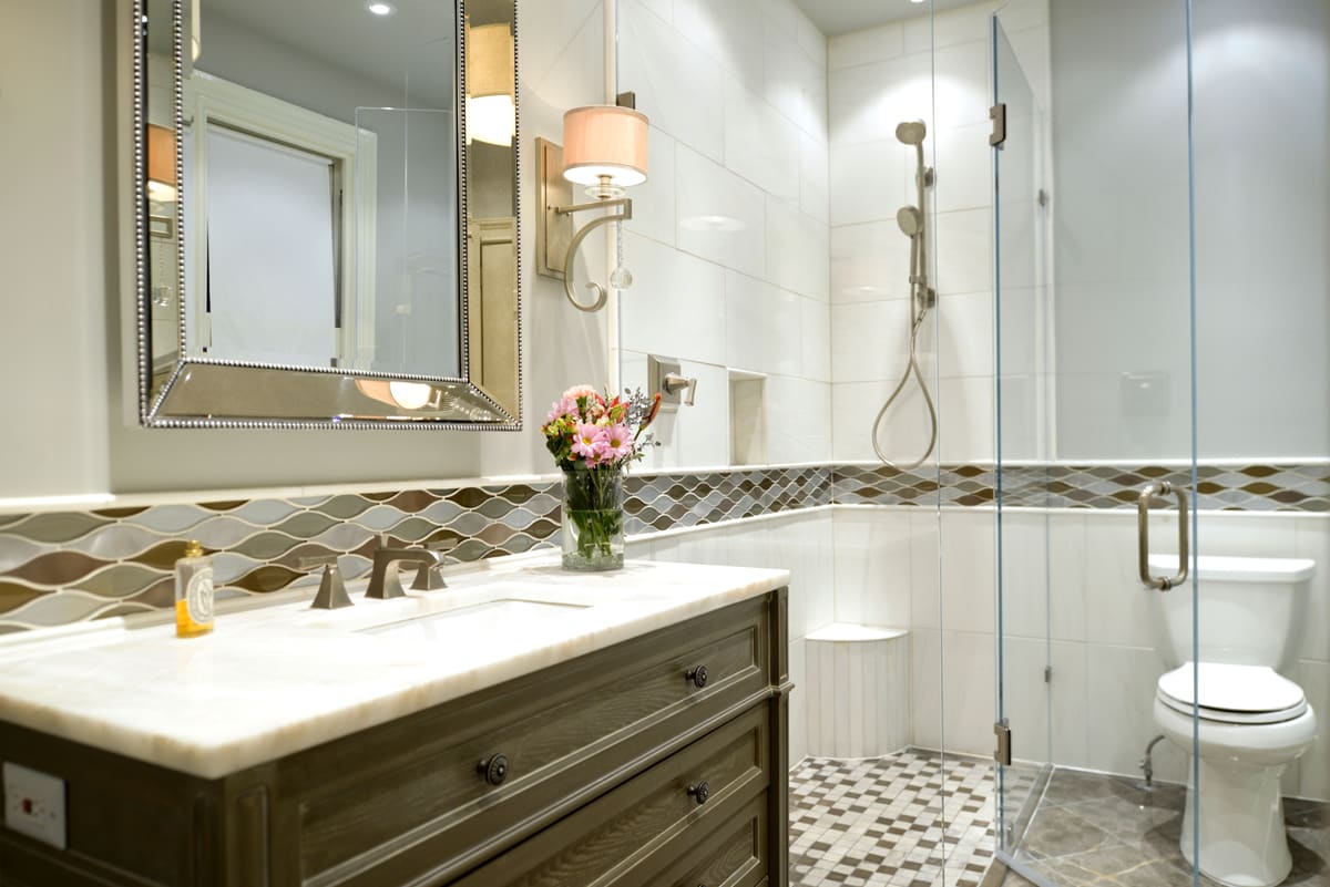 Elegant Bathroom Remodel — Karma Construction Group