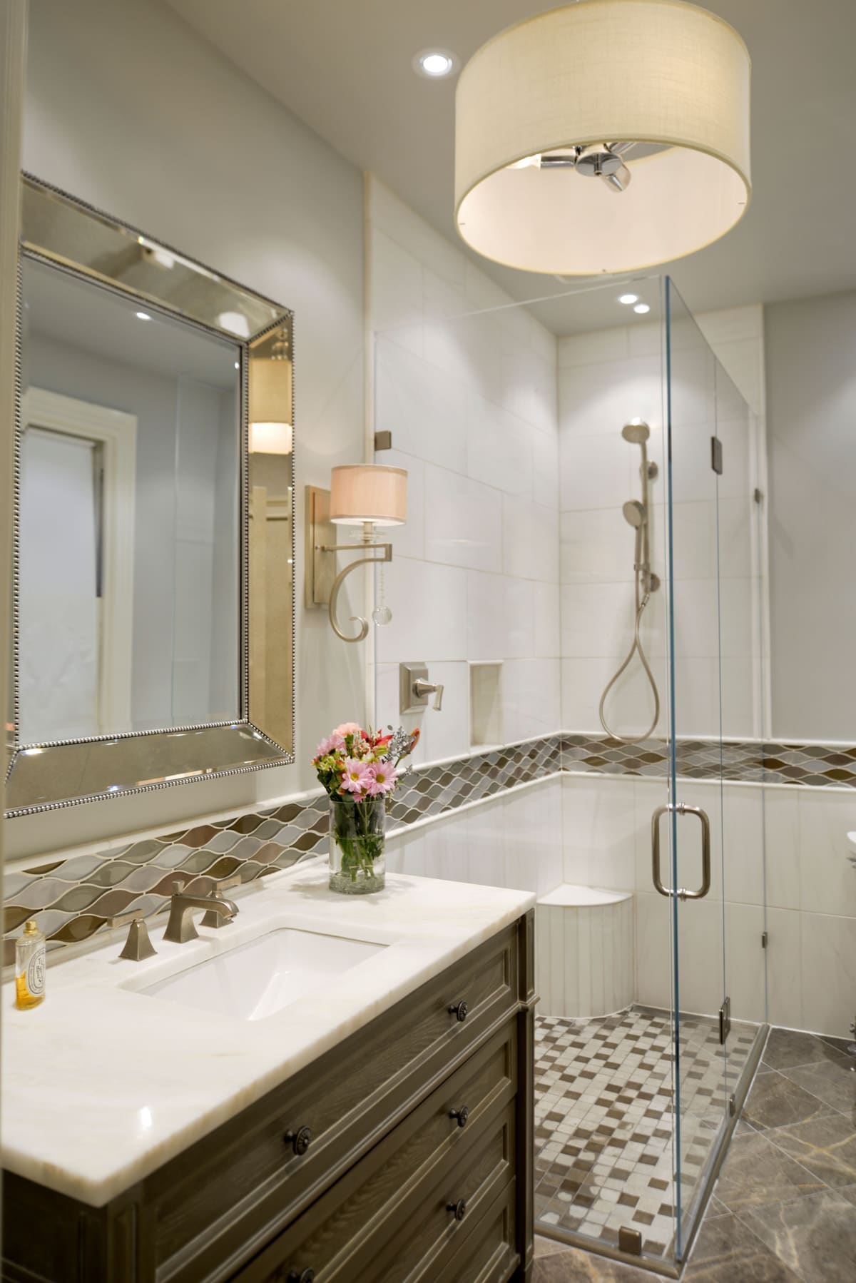 Elegant Bathroom Remodel — Karma Construction Group