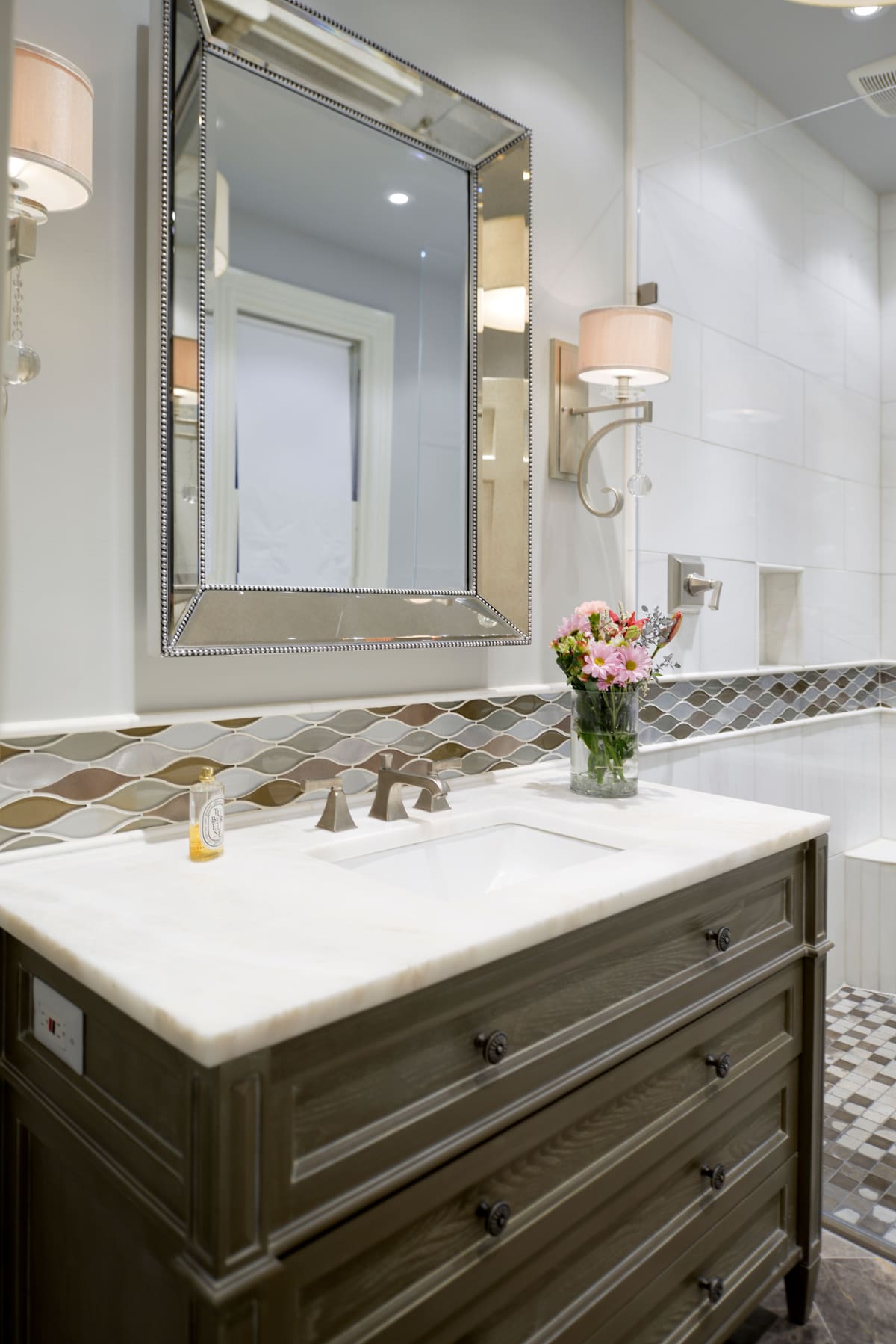 Elegant Bathroom Remodel — Karma Construction Group