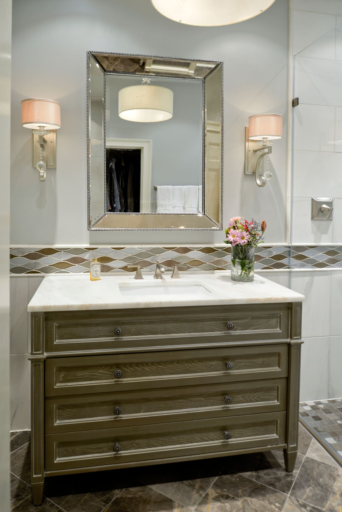 Elegant Bathroom Remodel — Karma Construction Group