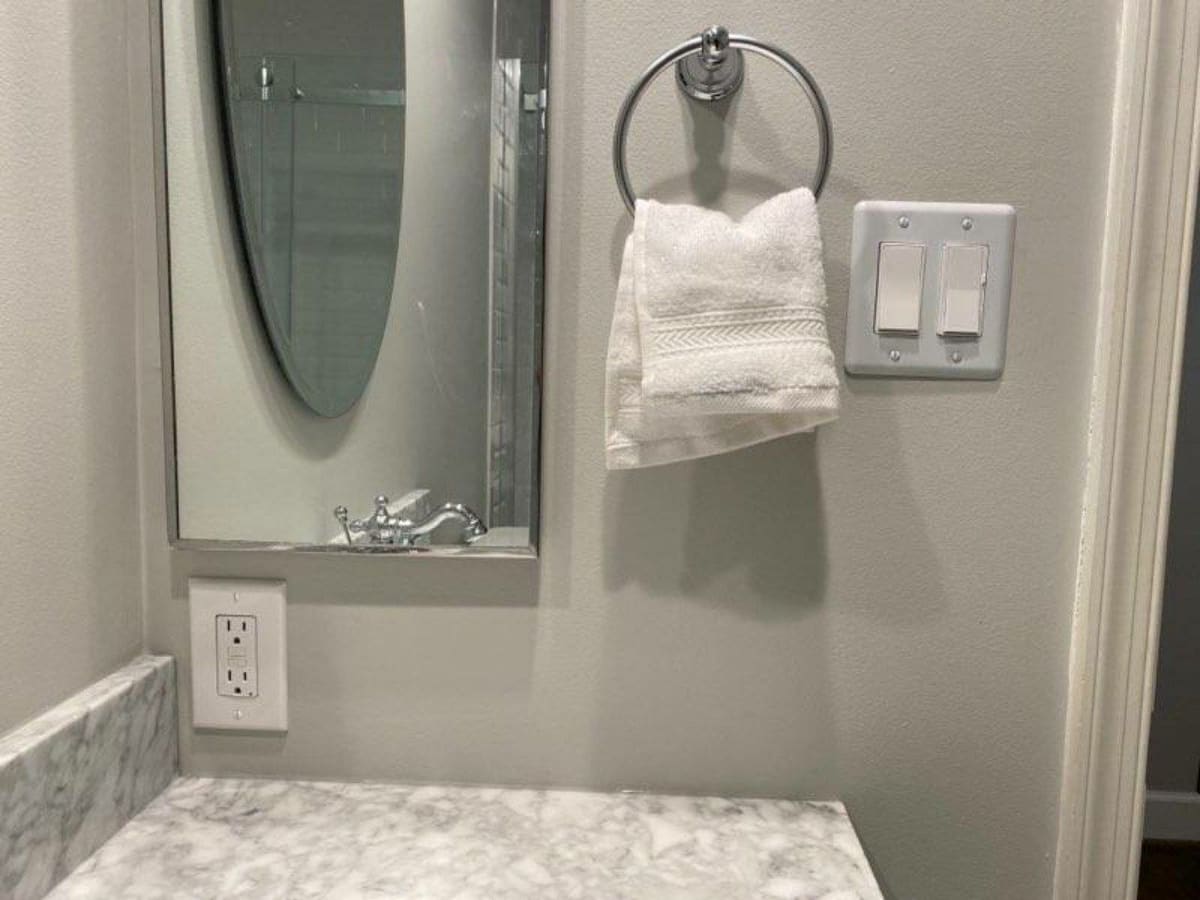 Marble Vanity Bathroom Remodel — Karma Construction Group
