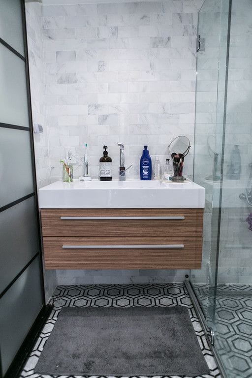 Contemporary Bathroom Remodel — Karma Construction Group
