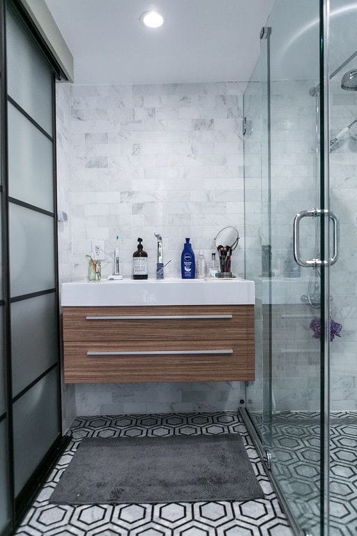 Contemporary Bathroom Remodel — Karma Construction Group