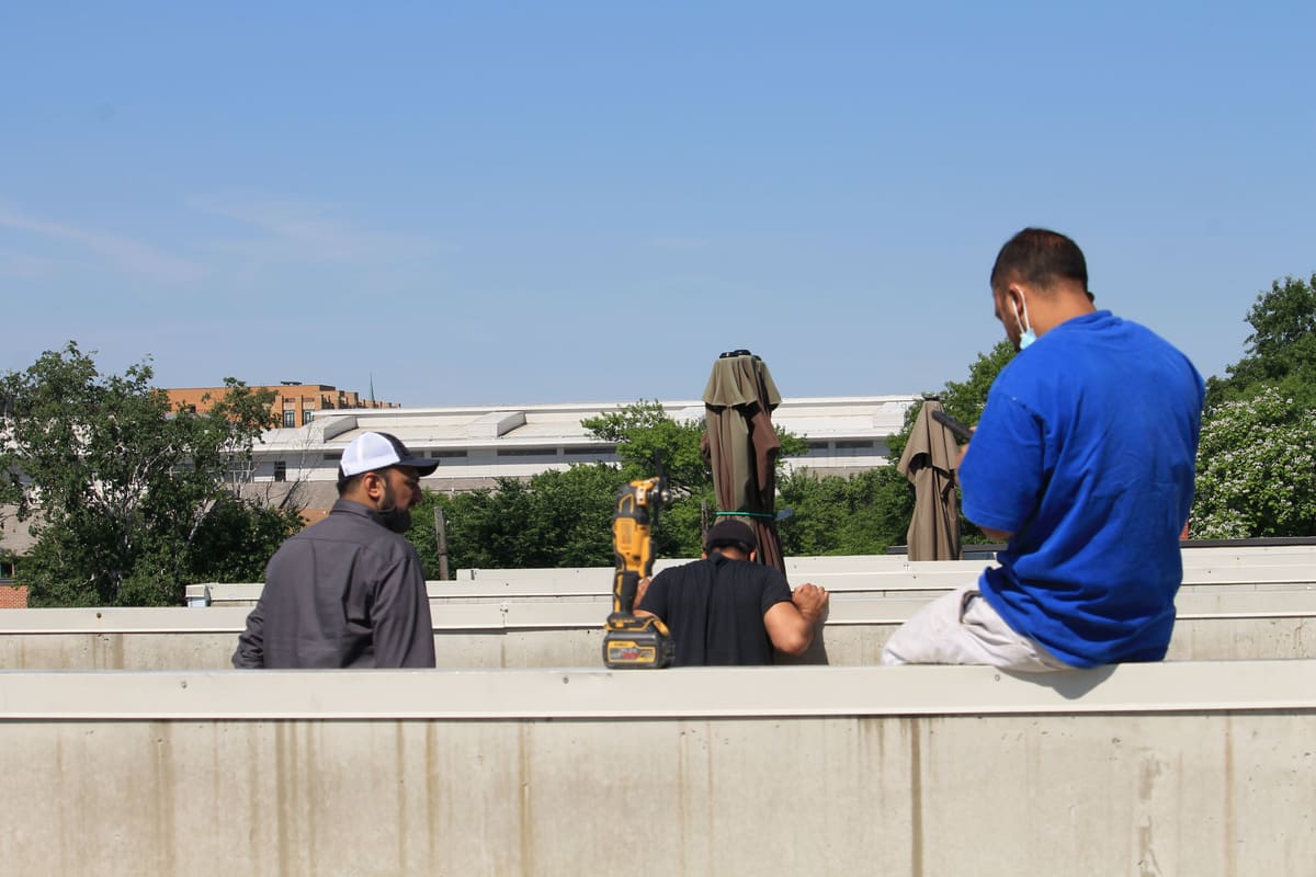 Modern Rooftop Terrace — Karma Construction Group