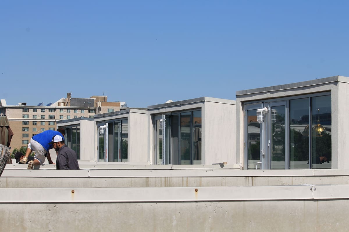 Modern Rooftop Terrace — Karma Construction Group