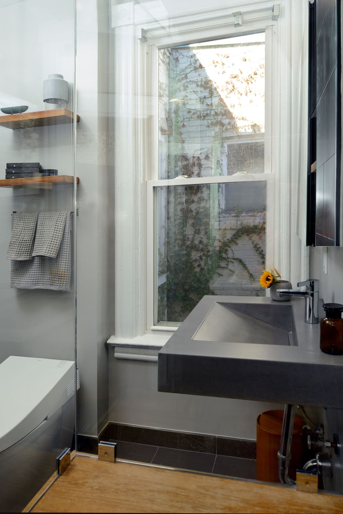 Rain-Shower Spa Bathroom — Karma Construction Group