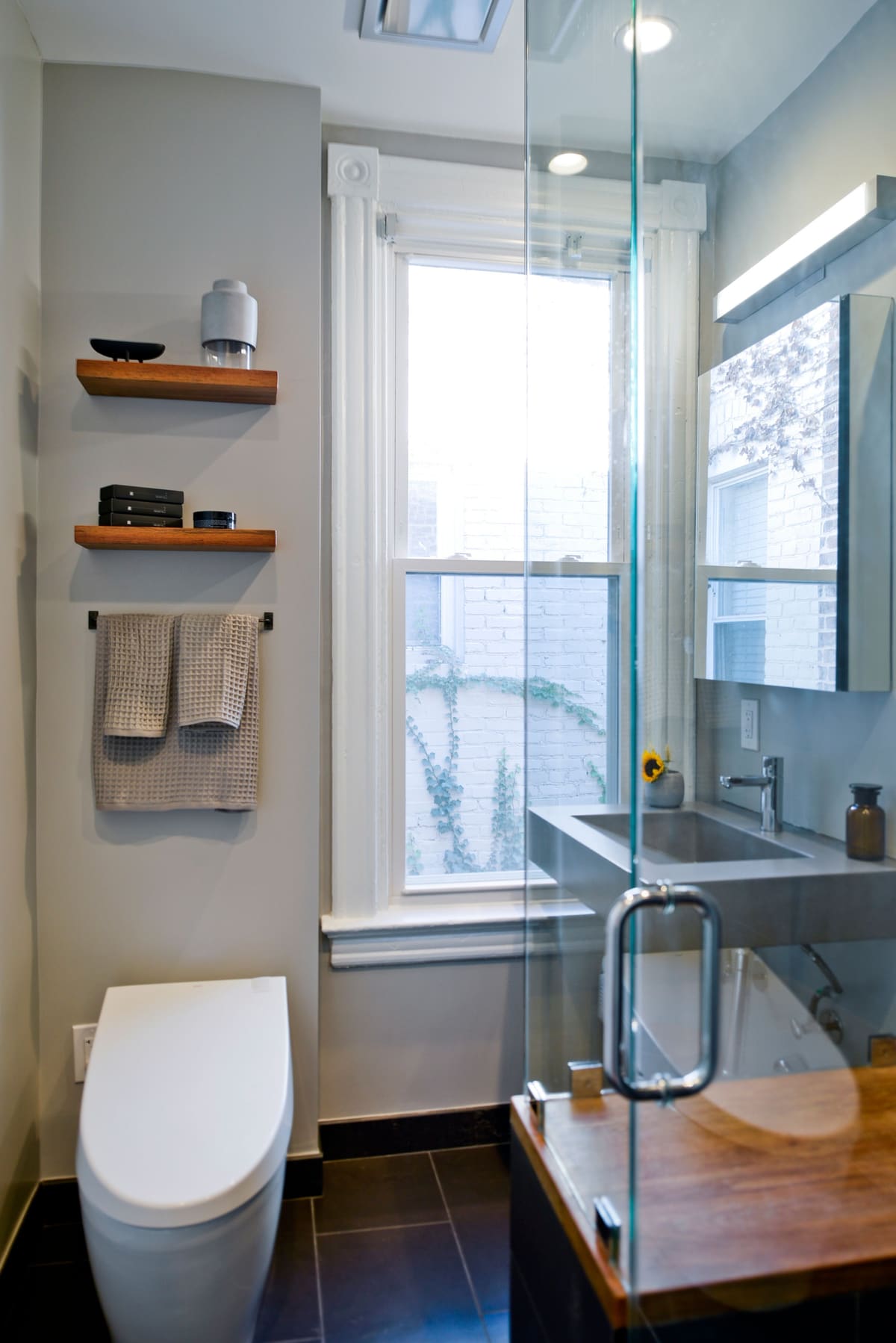 Rain-Shower Spa Bathroom — Karma Construction Group